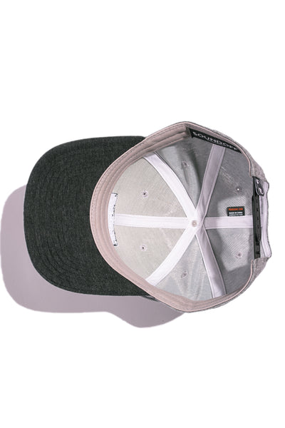 STEEL/CHARCOAL HEATHER ID PATCH SNAPBACK