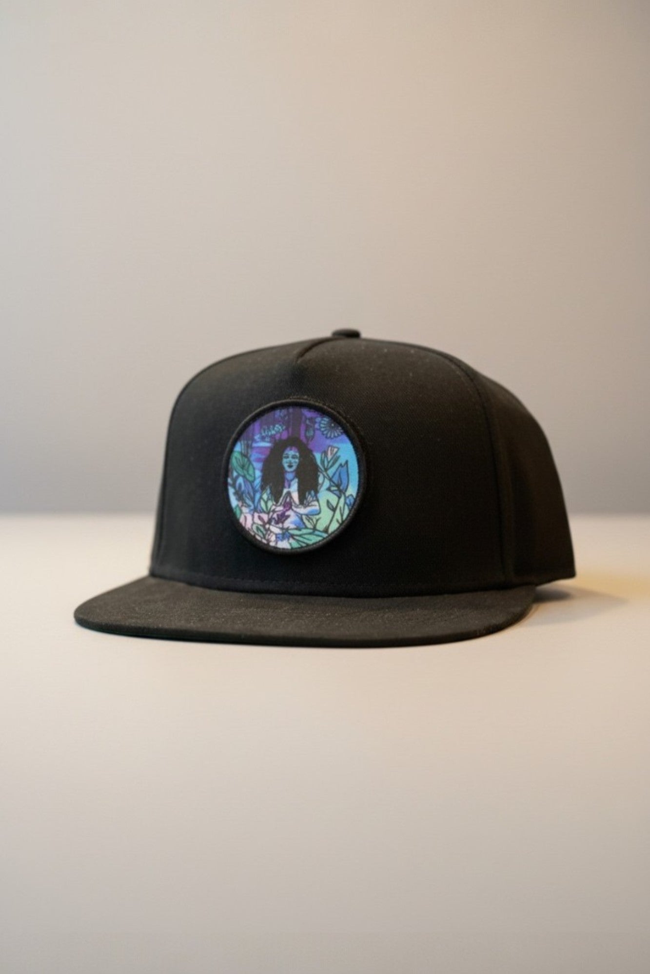 The "All Love" Martha Wade sublimated patch attached to a Blackout Patch & Wear™ Chicago Star snapback hat.