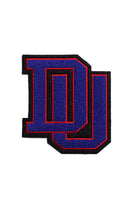 DePaul University DU Chenille Patch in Demons Blue and Red by Soundoff front