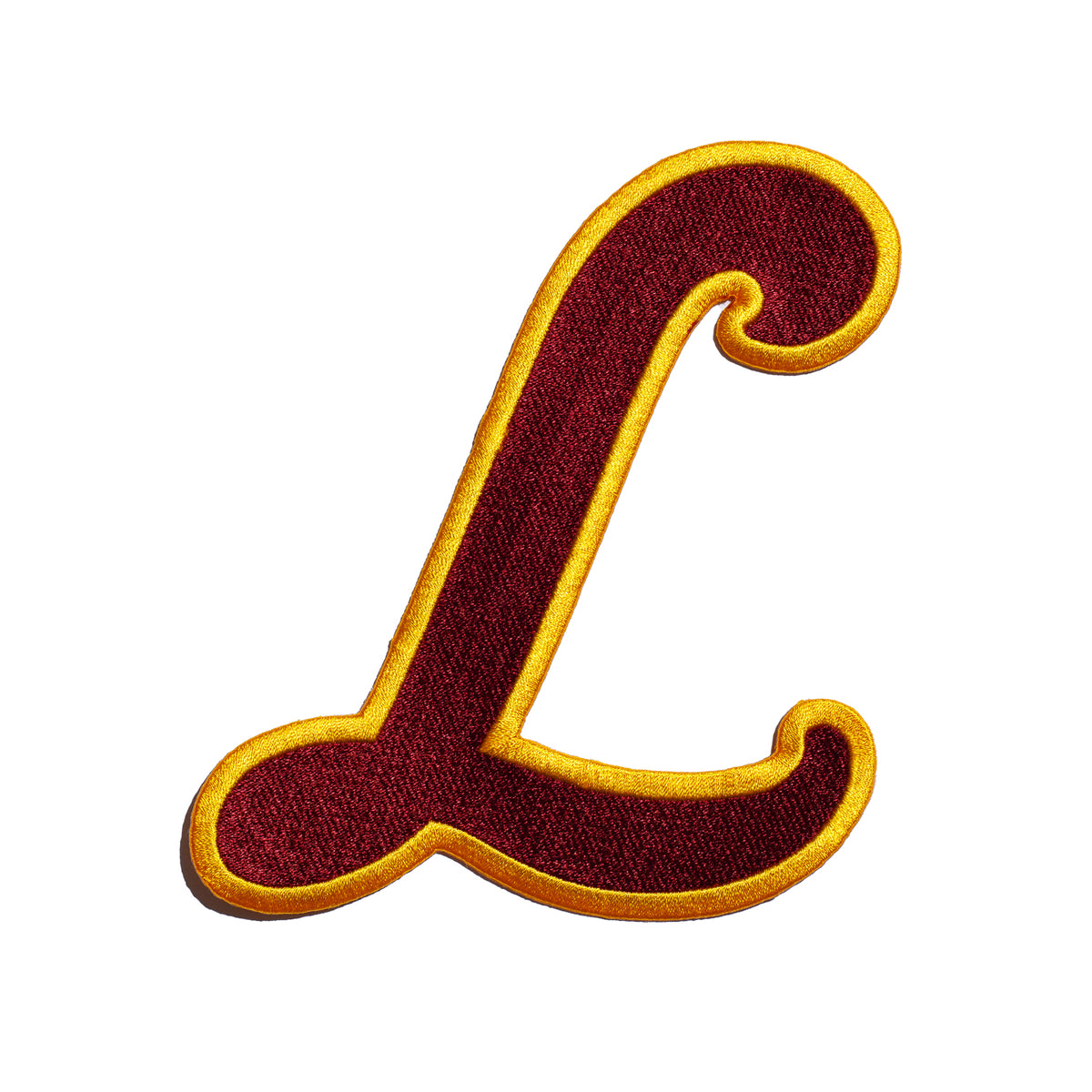 Loyola University Chicago Script L Embroidered Patch Front from Soundoff