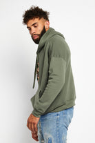 mens.womens.green.sweatshirt.hoodie.cotton.polyester.varsity