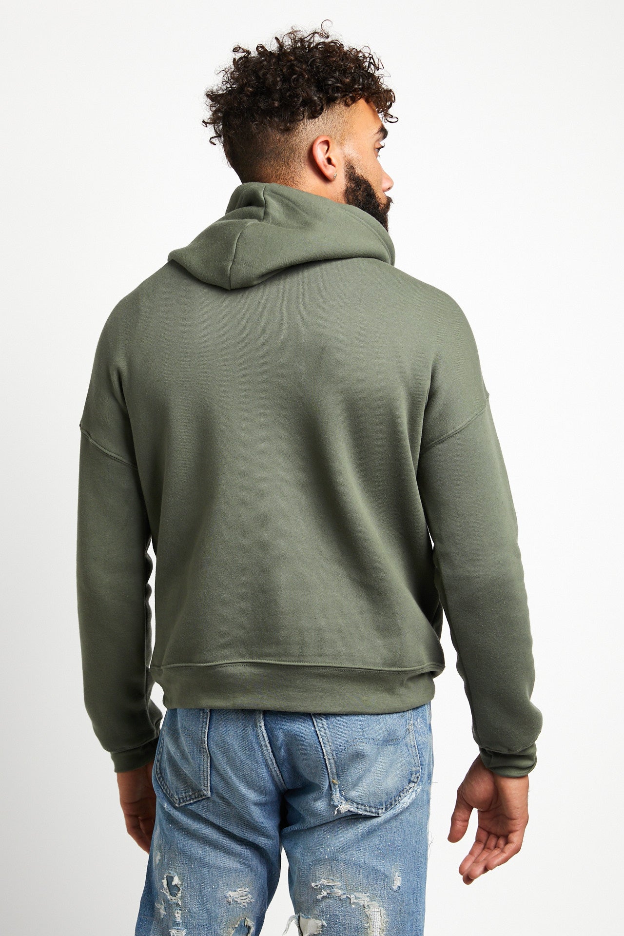 mens.womens.green.sweatshirt.hoodie.cotton.polyester.varsity