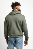 mens.womens.green.sweatshirt.hoodie.cotton.polyester.varsity