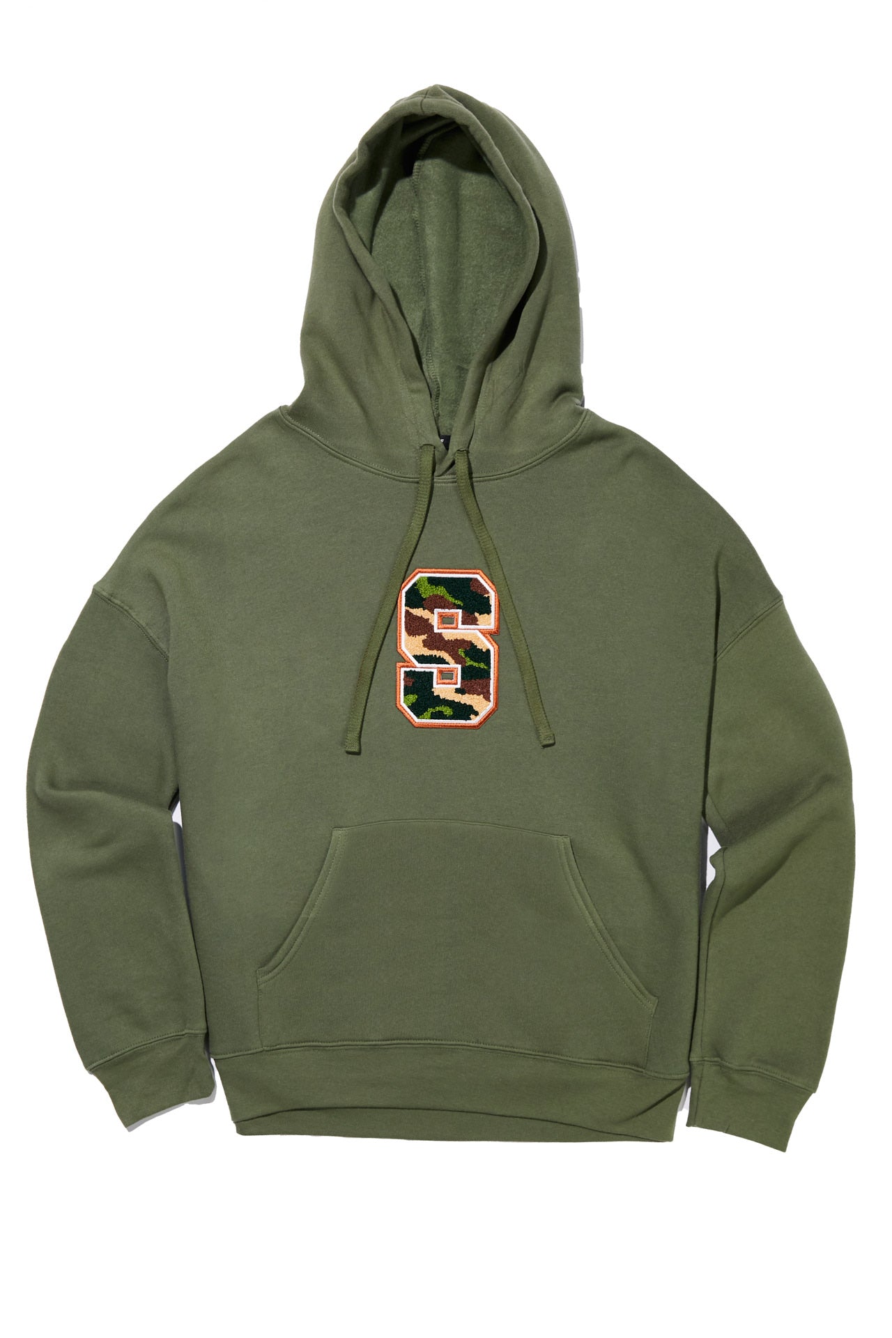 mens.womens.green.sweatshirt.hoodie.cotton.polyester.varsity