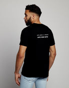 soundoff.mens.black.t.shirt.graphic.tee.give.peace.a.chance.cotton.polyester.rayon.blend.