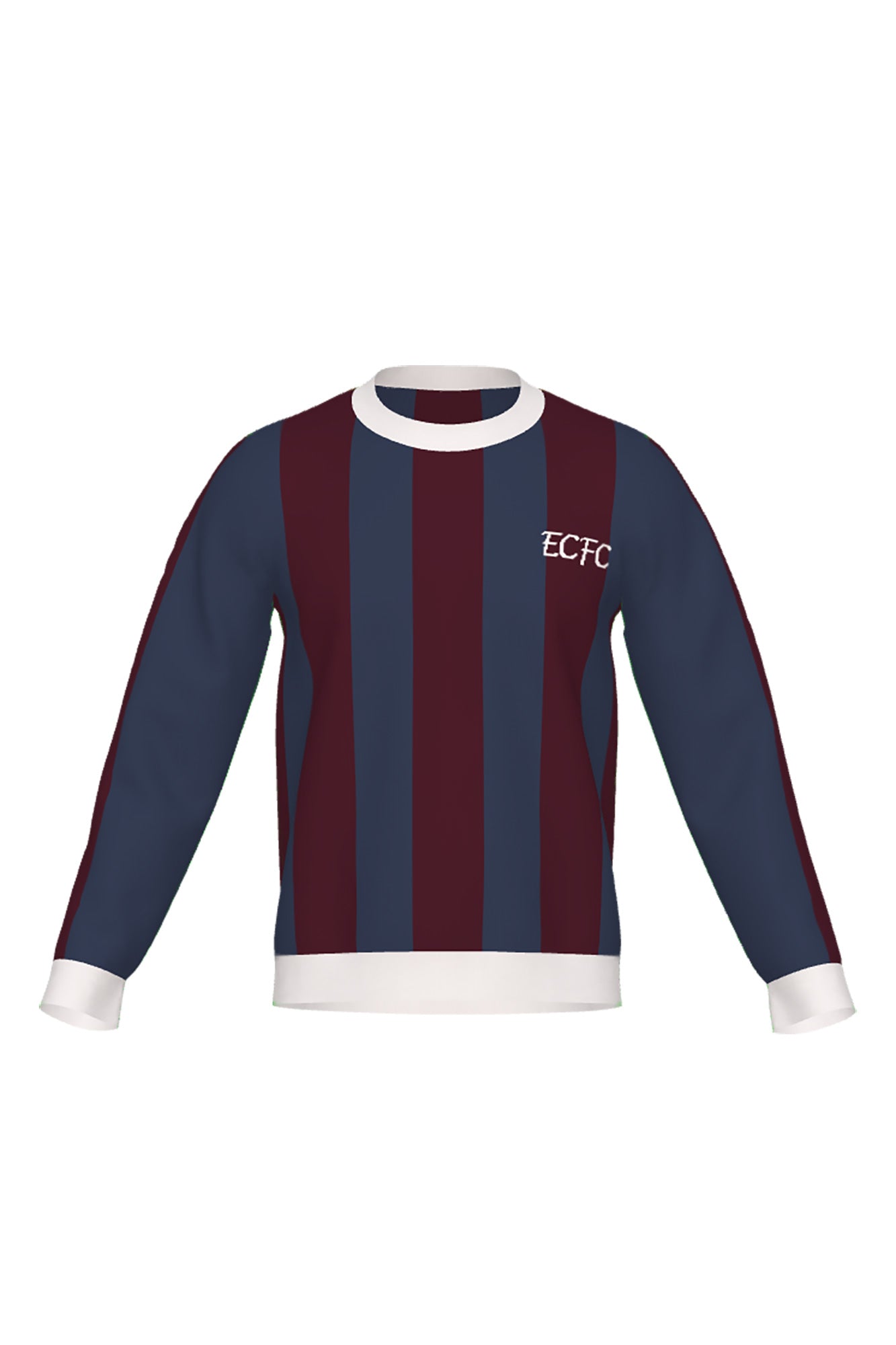 EDGEWATER CASTLE FC JERSEY STRIPE KNIT; MADE TO ORDER