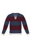 EDGEWATER CASTLE FC RUGBY STRIPE KNIT; MADE TO ORDER