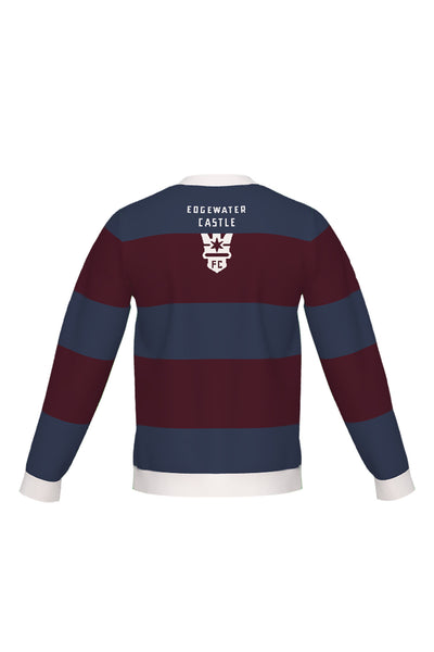EDGEWATER CASTLE FC RUGBY STRIPE KNIT; MADE TO ORDER