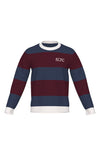 EDGEWATER CASTLE FC RUGBY STRIPE KNIT; MADE TO ORDER