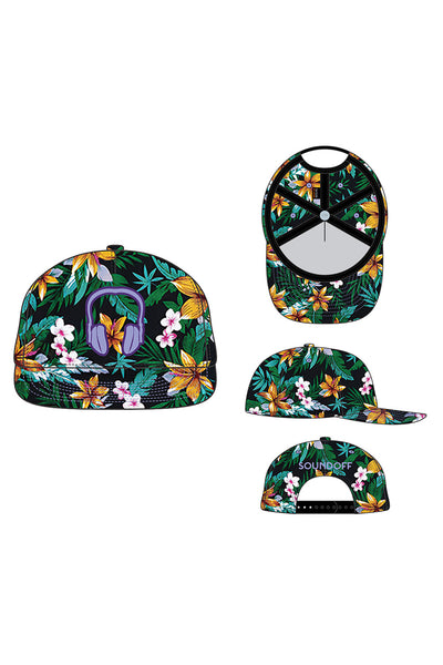 FLORA BEATS SNAPBACK; BLACK
