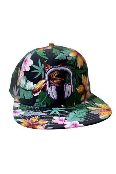 FLORA BEATS SNAPBACK; BLACK