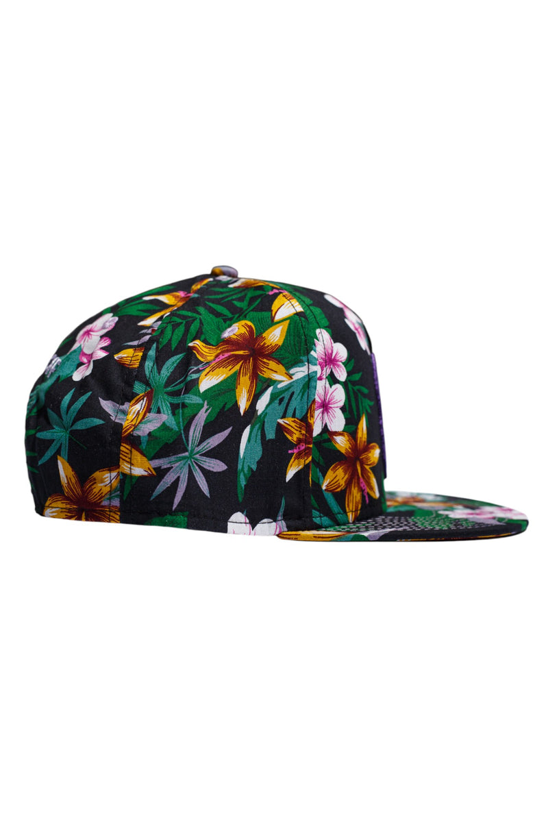 FLORA BEATS SNAPBACK; BLACK