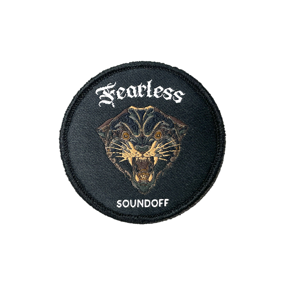 FEARLESS 2.5" WOVEN PATCH – soundoffdesign