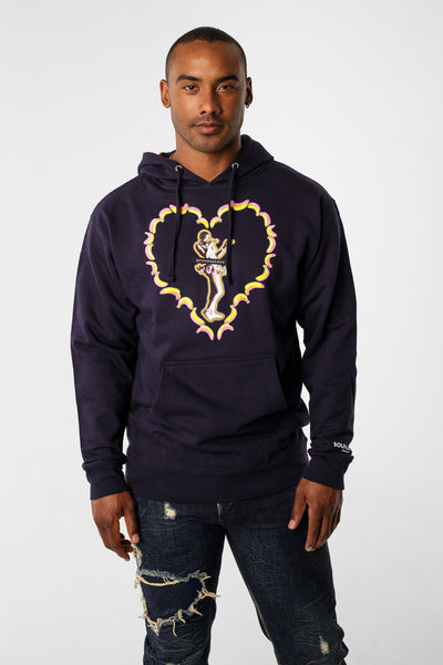 (SPECIAL EDITION) PROVOCATEUR MIDWEIGHT HOODED PULLOVER; NAVY