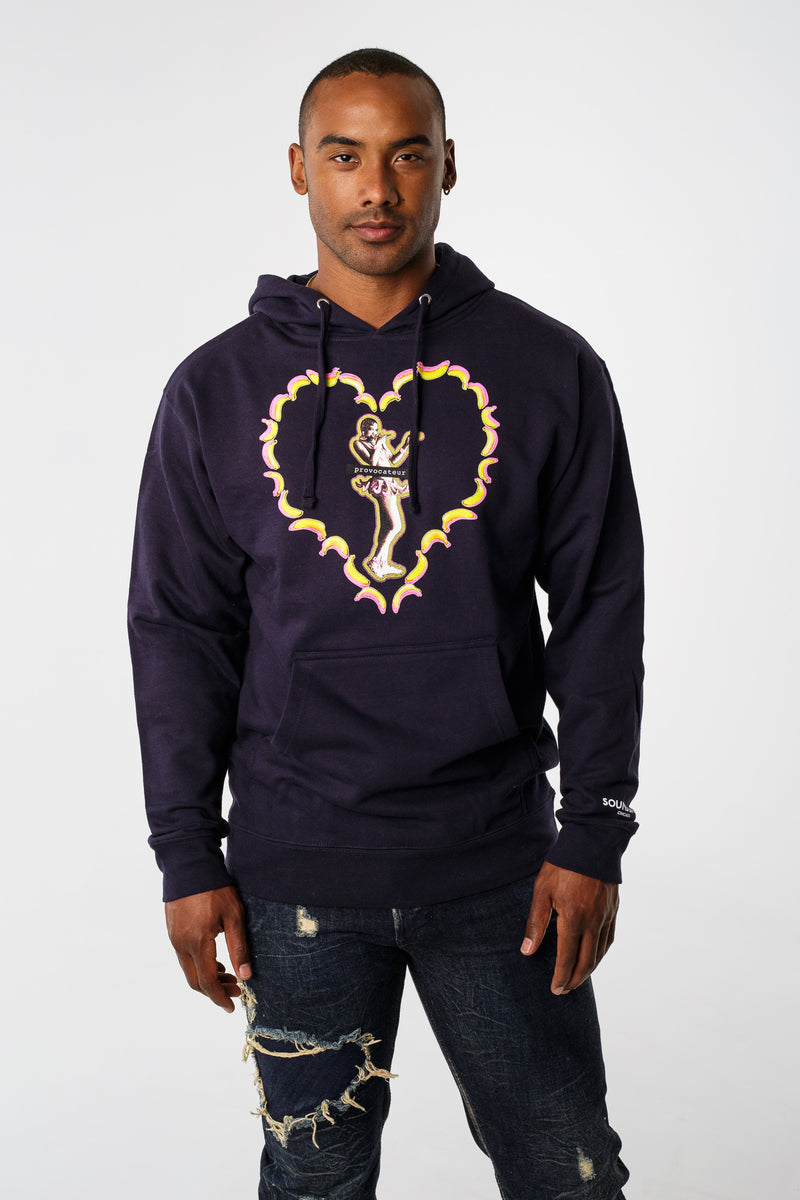 (SPECIAL EDITION) PROVOCATEUR MIDWEIGHT HOODED PULLOVER; NAVY