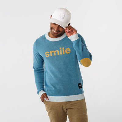 SMILE KNIT CREW; MADE TO ORDER