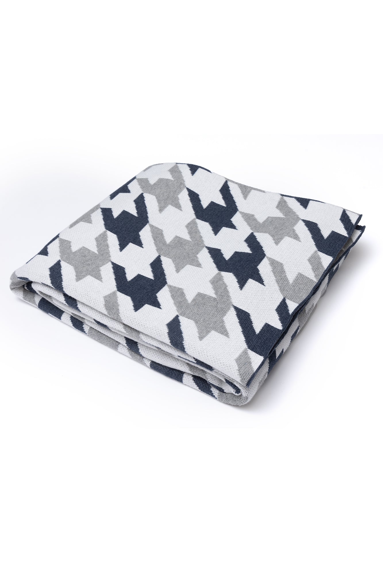 CUSTOM HOUNDSTOOTH 50” x 70” THROW (MADE TO ORDER)
