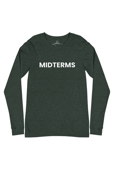 MIDTERMS LONG SLEEVE T-SHIRT; A SOUNDOFF AUDIBLE
