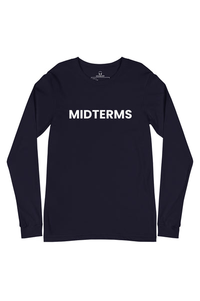 MIDTERMS LONG SLEEVE T-SHIRT; A SOUNDOFF AUDIBLE