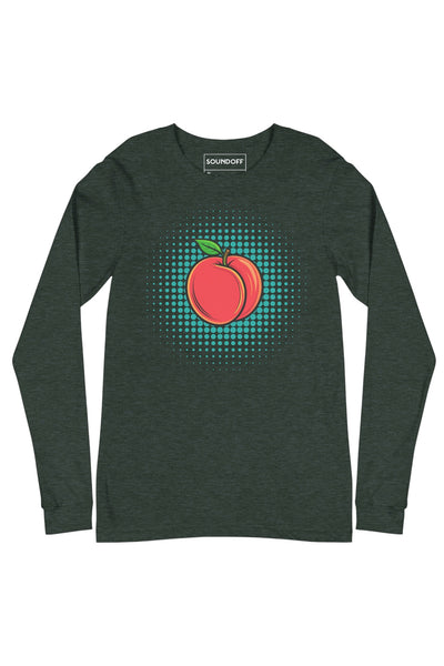 PEACH POP; LONG SLEEVE T-SHIRT