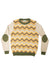 RETROWAVE KNIT; BEIGE & OLIVE (MADE TO ORDER)