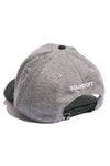 STEEL/CHARCOAL HEATHER ID PATCH SNAPBACK