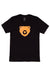 BEAR ICON CREW T-SHIRT; BLACK