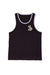 ONE HEART, ONE LOVE RINGER TANK; BLACK