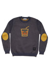 ON THE ROCKS COCKTAIL KNIT CREW; MADE TO ORDER