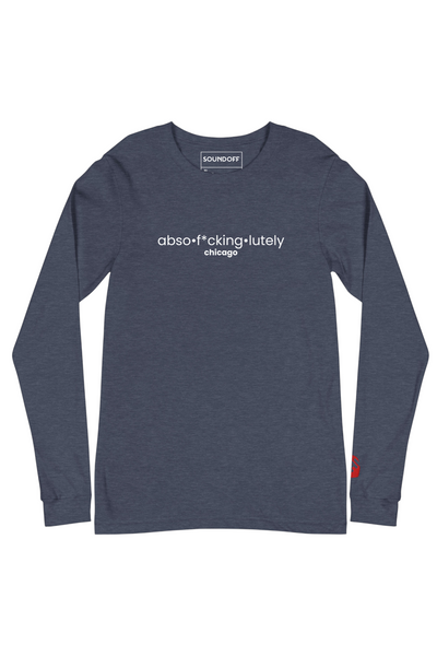 ABSOLUTELY CHICAGO; LONG SLEEVE T-SHIRT