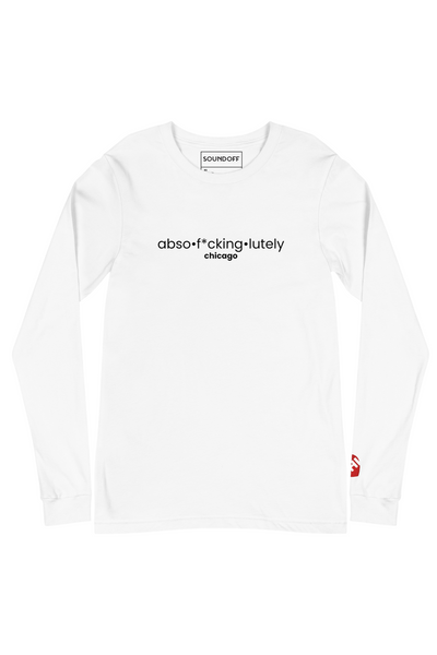 ABSOLUTELY CHICAGO; LONG SLEEVE T-SHIRT