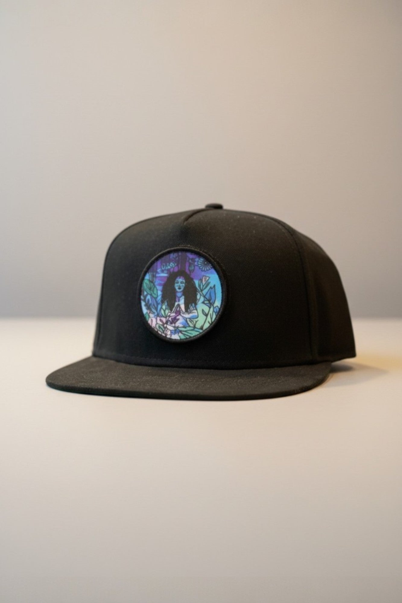 The "All Love" Martha Wade sublimated patch attached to a Blackout Patch & Wear™ Chicago Star snapback hat.