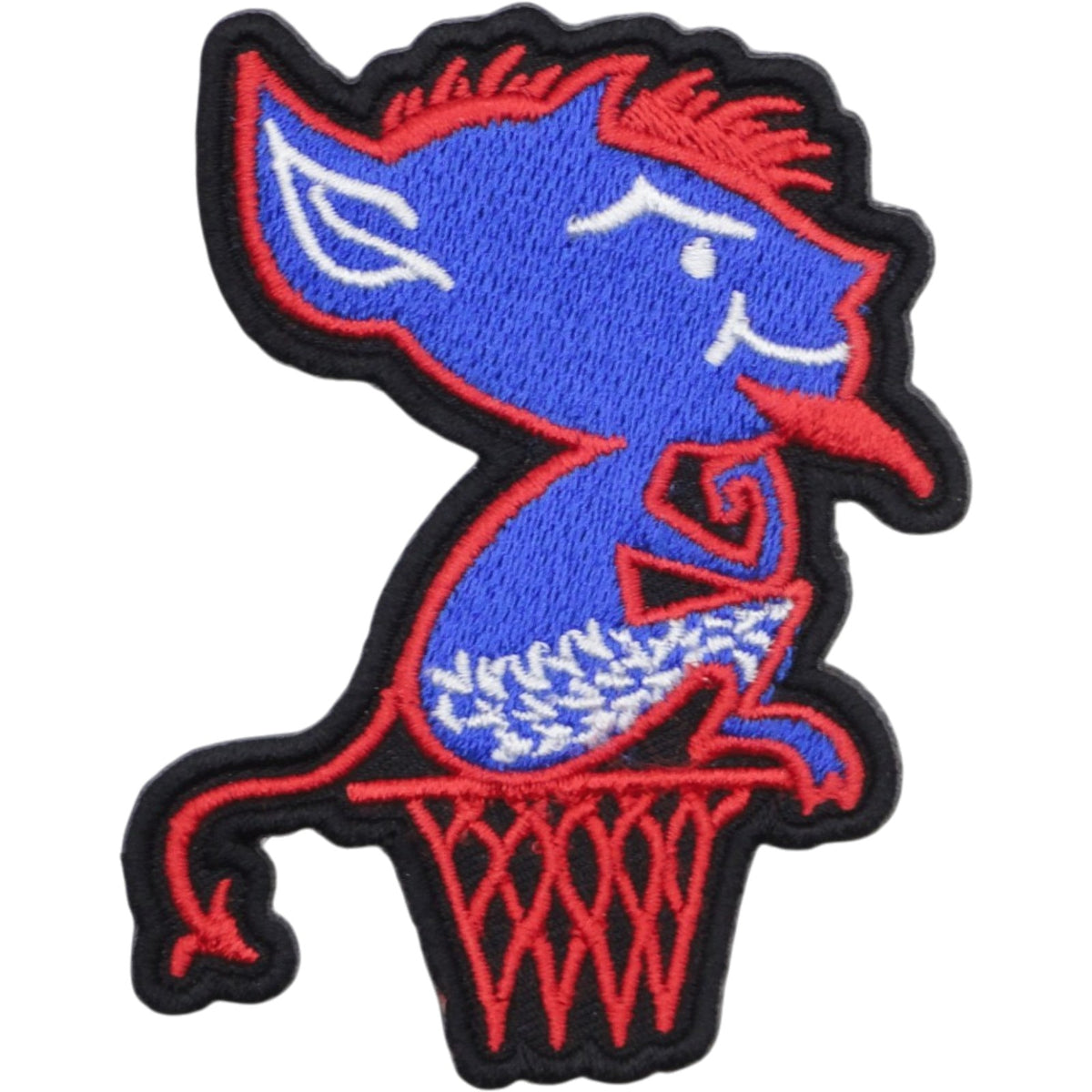 DEPAUL UNIVERSITY BILLY BLUE DEMON EMBROIDERED VARSITY PATCH - BLUE DE ...