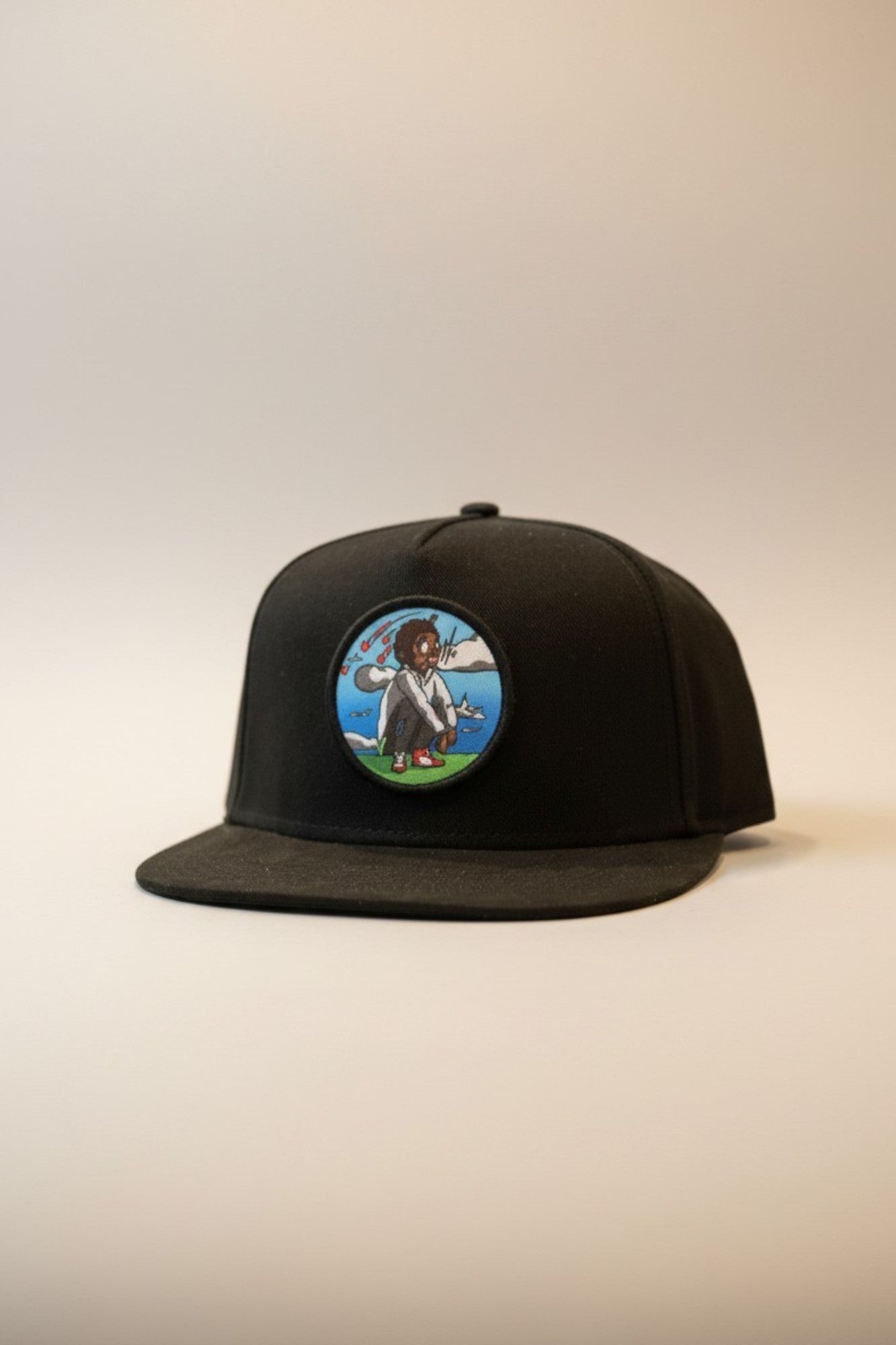 Anthony Bartley "Dreamers" sublimated patch attached to a Blackout Patch & Wear™ Chicago Star snapback.