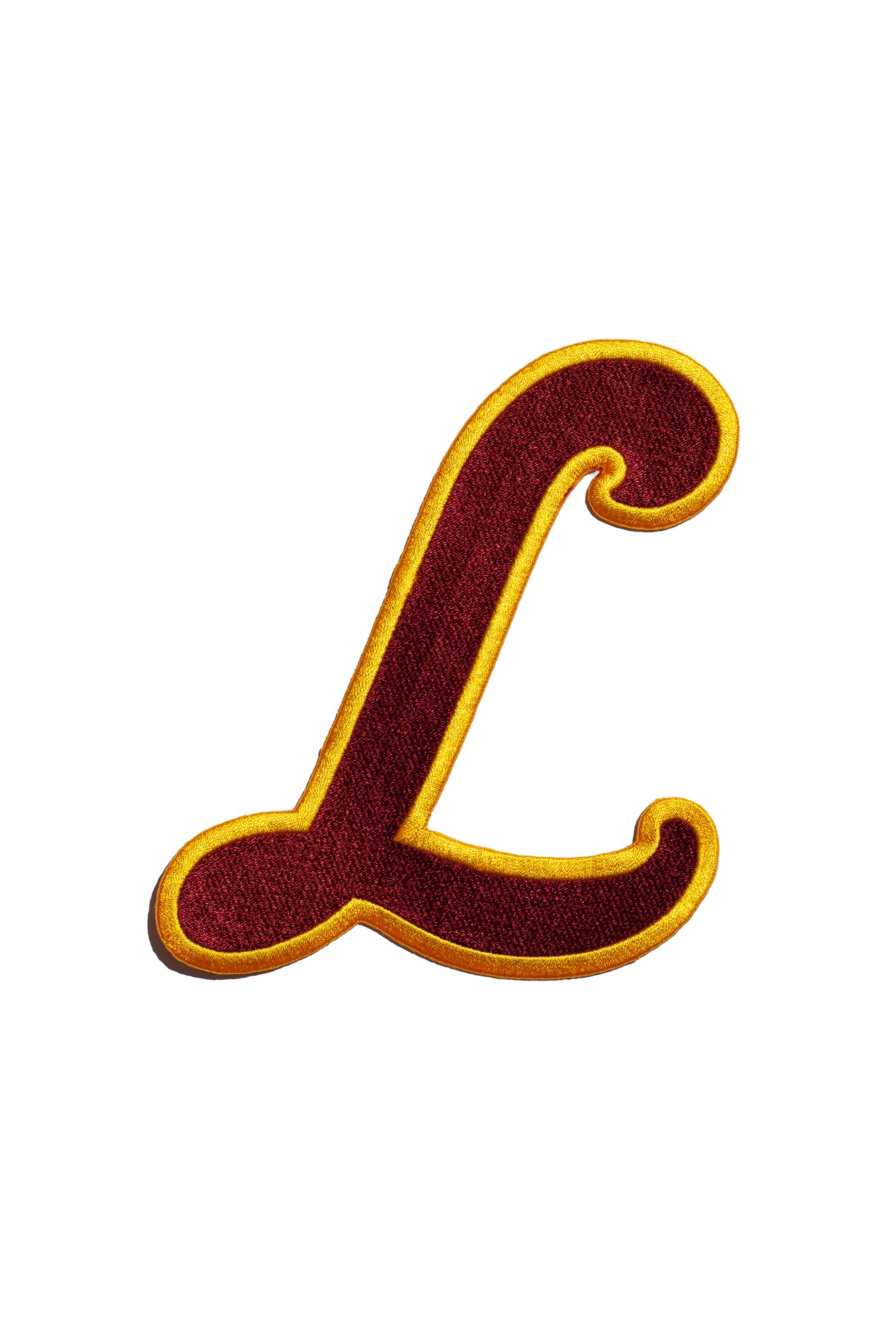 Loyola University Chicago Script L Embroidered Patch Front from Soundoff