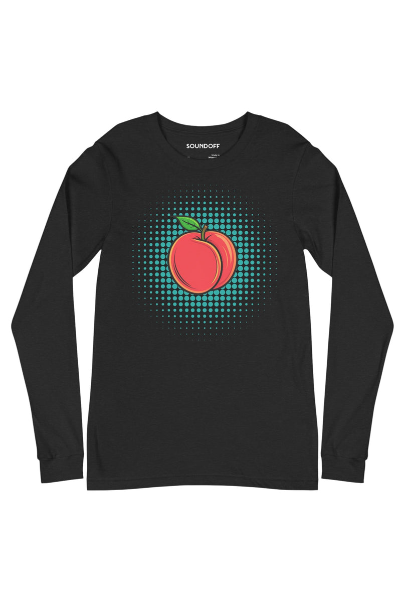 PEACH POP; LONG SLEEVE T-SHIRT