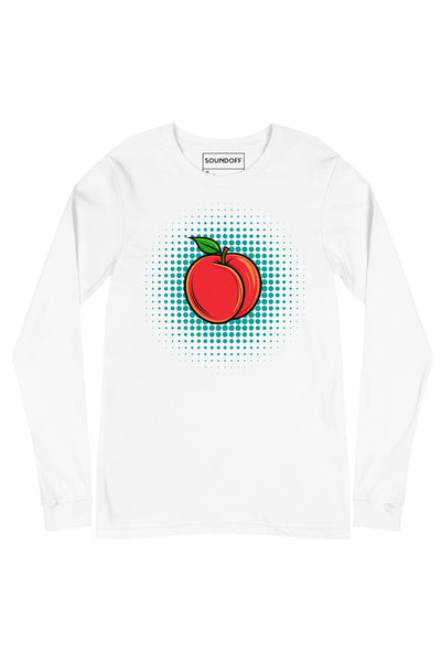 PEACH POP; LONG SLEEVE T-SHIRT