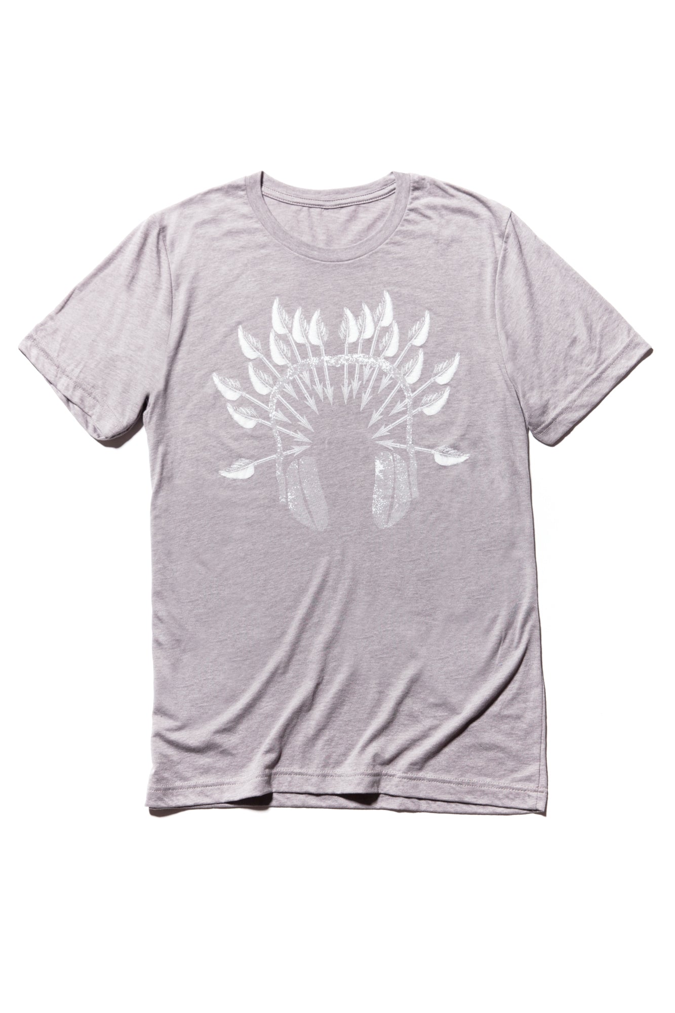 soundoff.mens.athletic.gray.t.shirt.graphic.tee.warrior.headphones..cotton.polyester.rayon.blend.