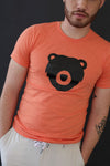 BEAR IYKYK ICON T-SHIRT; HEATHER ORANGE