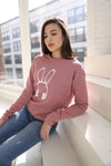 (SPECIAL EDITION) ILLUSIONIST CREW SWEATSHIRT; MAUVE