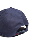 NAVY TWILL PATCH & WEAR SNAPBACK W/ CONTRAST VISOR BINDING