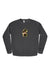 CAMO KNIGHT CREWNECK SWEATSHIRT; DEEP GRAY HEATHER