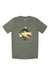 ROYAL SPADES T-SHIRT; MILITARY GREEN