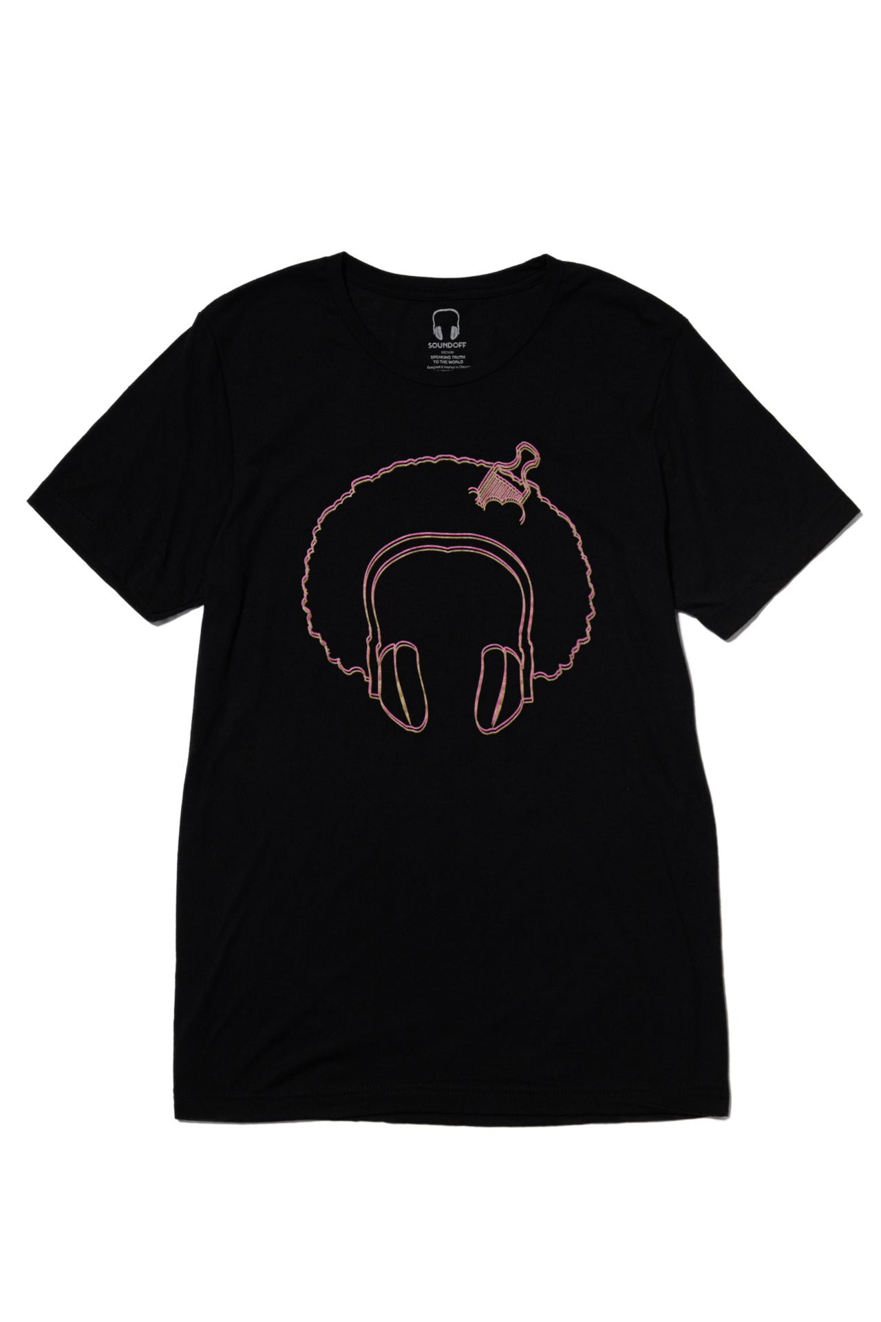 SOUL IDOL T-SHIRT; BLACK