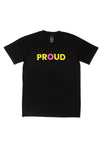 PROUD T-SHIRT; BLACK