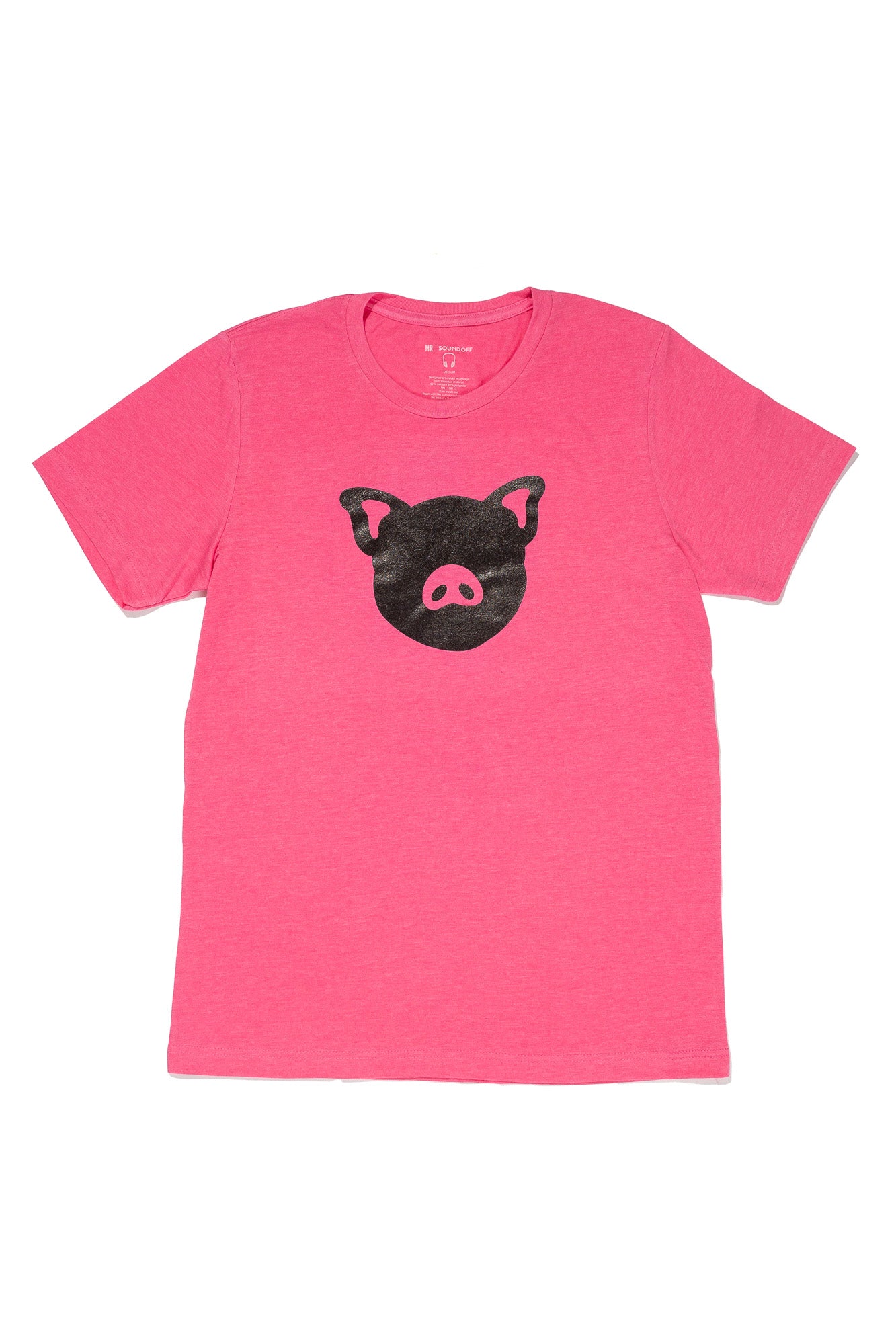 PIG IYKYK ICON T-SHIRT; HEATHER PINK