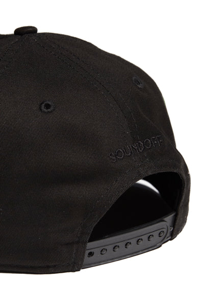 SOUNDOFF.HEADPHONES.SNAPBACK.BLACK.EMBROIDERY.ON.BLACK.