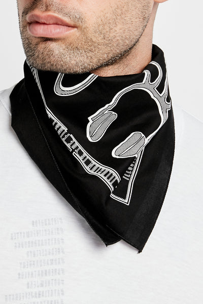 SOUNDOFF ILLUSIONIST BANDANA; BLACK