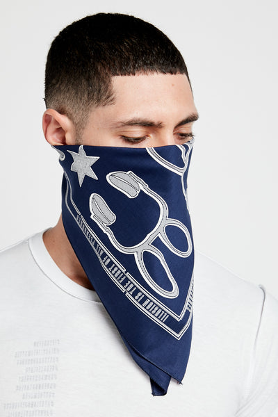 SOUNDOFF ILLUSIONIST BANDANA; NAVY