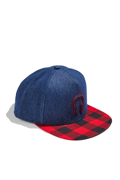 INDIGO DENIM + BUFFALO PLAID SNAPBACK (SPECIAL EDITION)